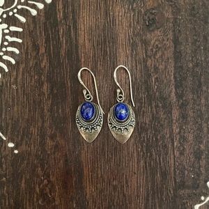 Lapis Sterling Silver Earrings